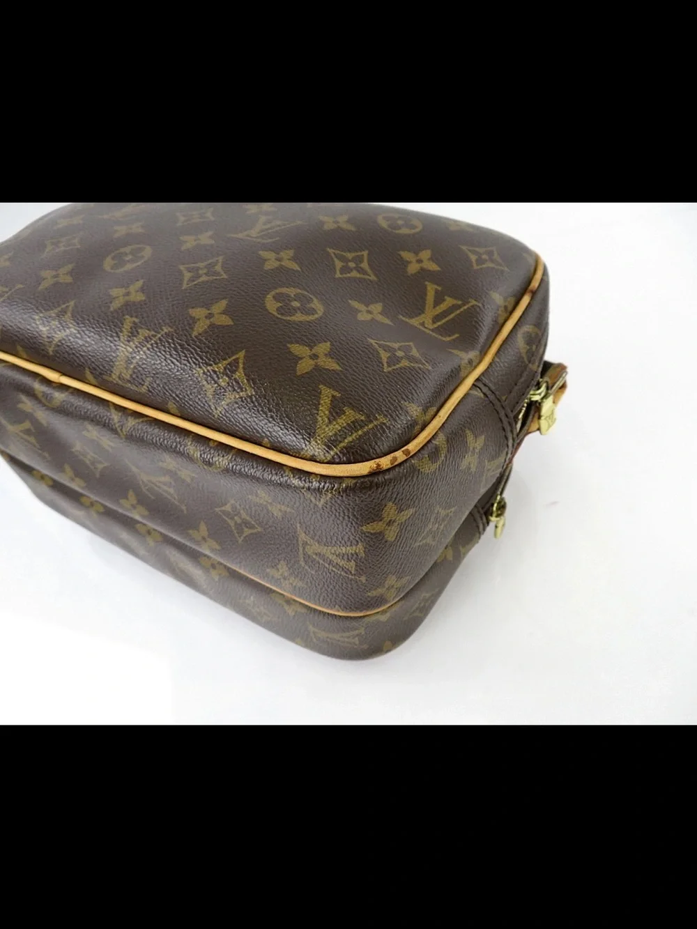 Louis Vuitton Monogram Canvas Messenger Bag in Brown and Tan
